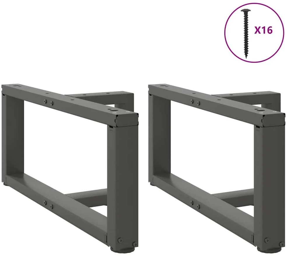 Kavos staliuko kojelės, T formos, 2 vnt., 60x25x(30-31)cm