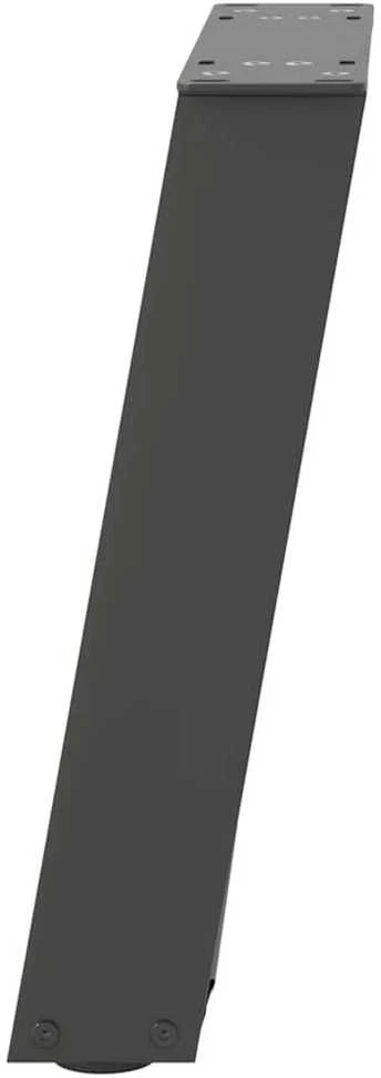 Kavos staliuko kojelės, 2 vnt., antracito spalvos, 28x(42-43) cm, plienas