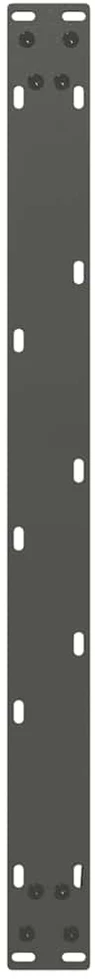 Kavos staliuko kojelės, 2 vnt., antracito spalvos, 60x(42-43) cm, plienas