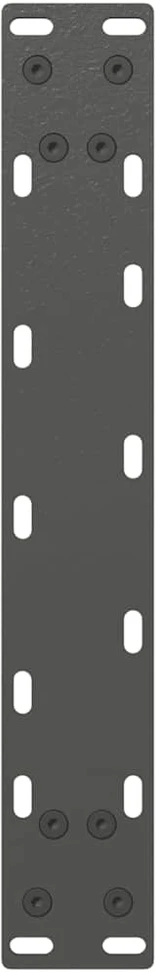 Kavos staliuko kojelės, 2 vnt., antracito spalvos, 28x(42-43) cm, plienas
