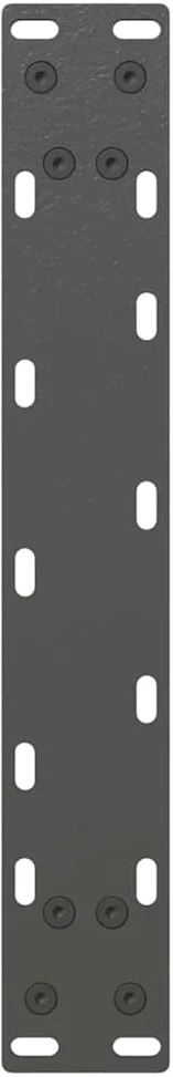 Kavos staliuko kojelės, 2 vnt., antracito spalvos, 38x(42-43) cm, plienas