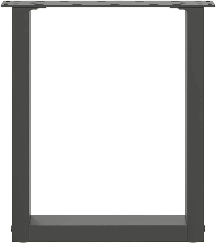 Kavos staliuko kojelės, 2 vnt., antracito spalvos, 28x(42-43) cm, plienas