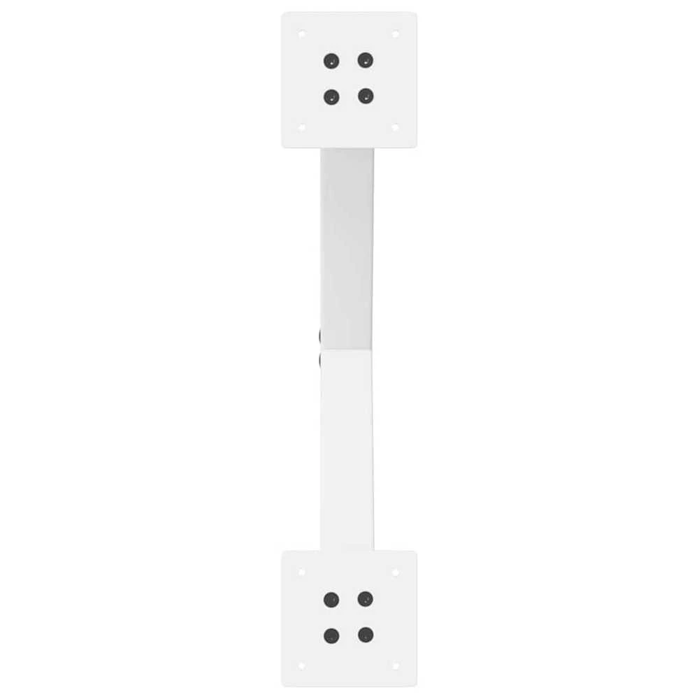 Kavos staliuko kojelės, 2 vnt., baltos, 60x(42-43) cm, plienas, X formos