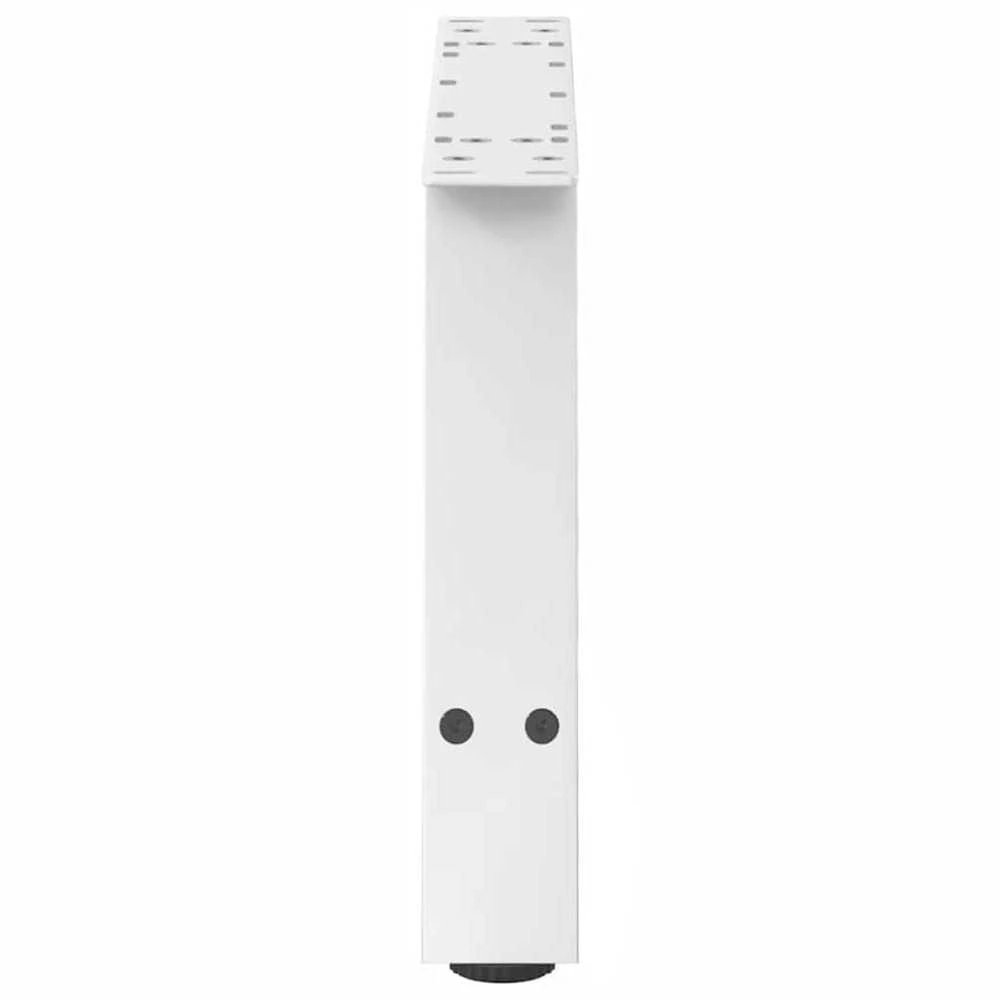 Kavos staliuko kojelės, 2 vnt., baltos, 60x(30-31) cm, plienas, A formos