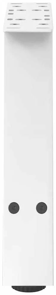 Kavos staliuko kojelės, 2 vnt., baltos, 30x(30-31) cm, plienas, A formos