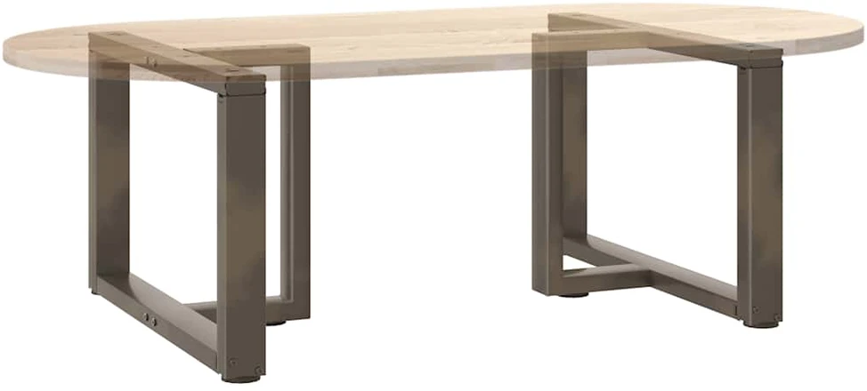 Kavos staliuko kojelės, 2 vnt., juodos, 70x25x(42-43) cm, plienas