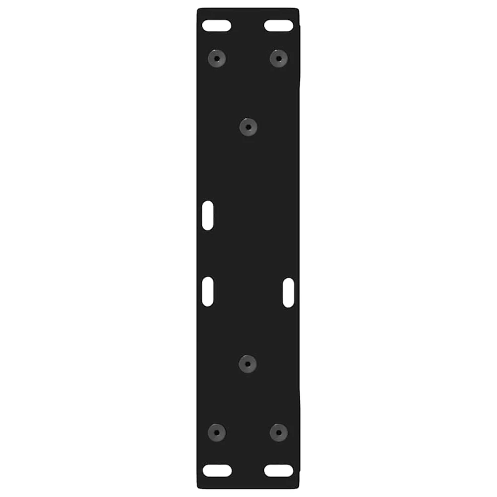 Kavos staliuko kojelės, 2 vnt., juodos, 38x(42-43,3) cm, plienas