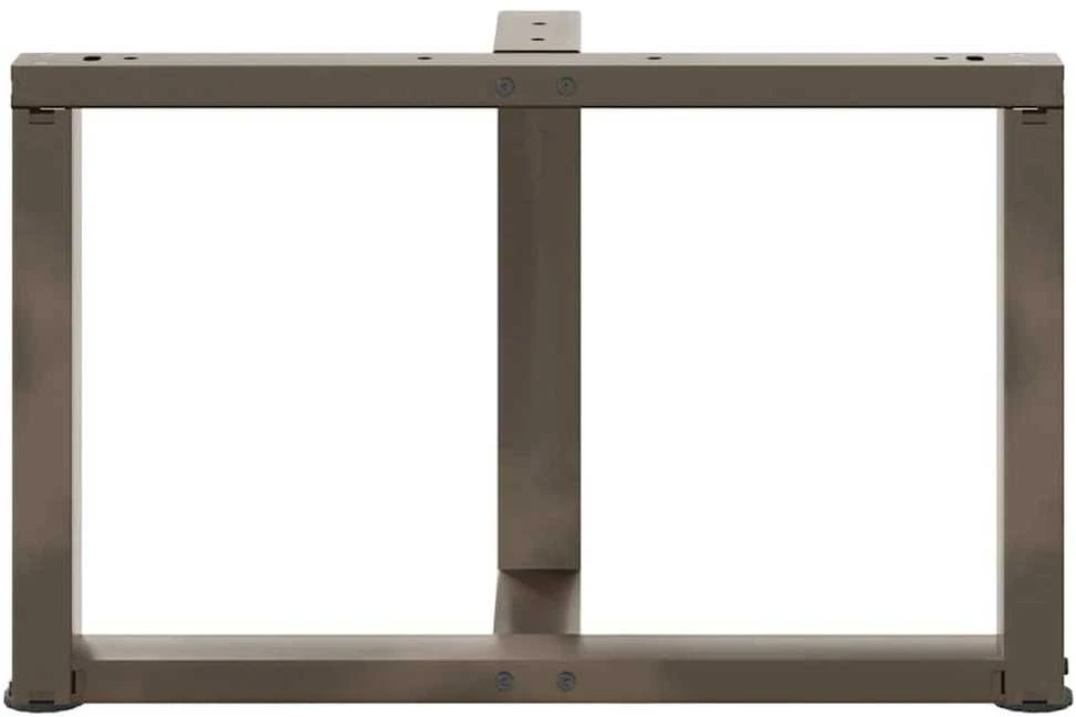 Kavos staliuko kojelės, 2 vnt., juodos, 70x25x(42-43) cm, plienas