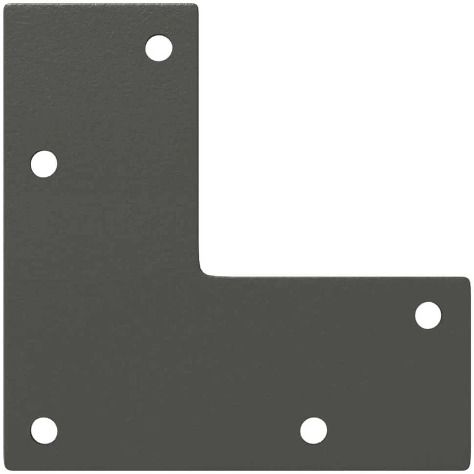 Kavos staliuko kojelės, 4 vnt., antracito, 42-43cm, plienas