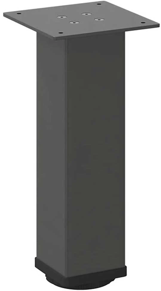 Kavos staliuko kojelės, 4 vnt., antracito spalvos, 30-32 cm, plienas