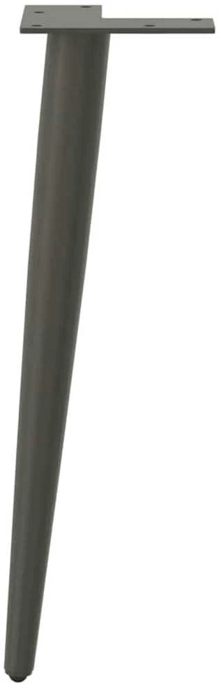 Kavos staliuko kojelės, 4 vnt., antracito, 42-43cm, plienas