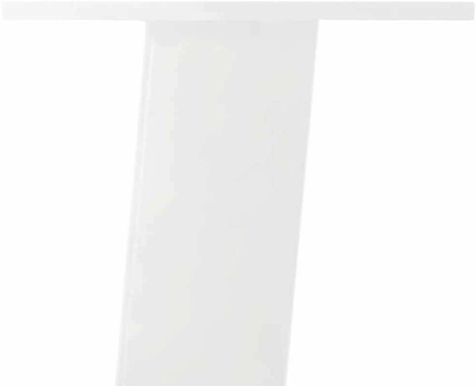 Kavos staliuko kojelės, 4 vnt., baltos, 30 cm, plienas