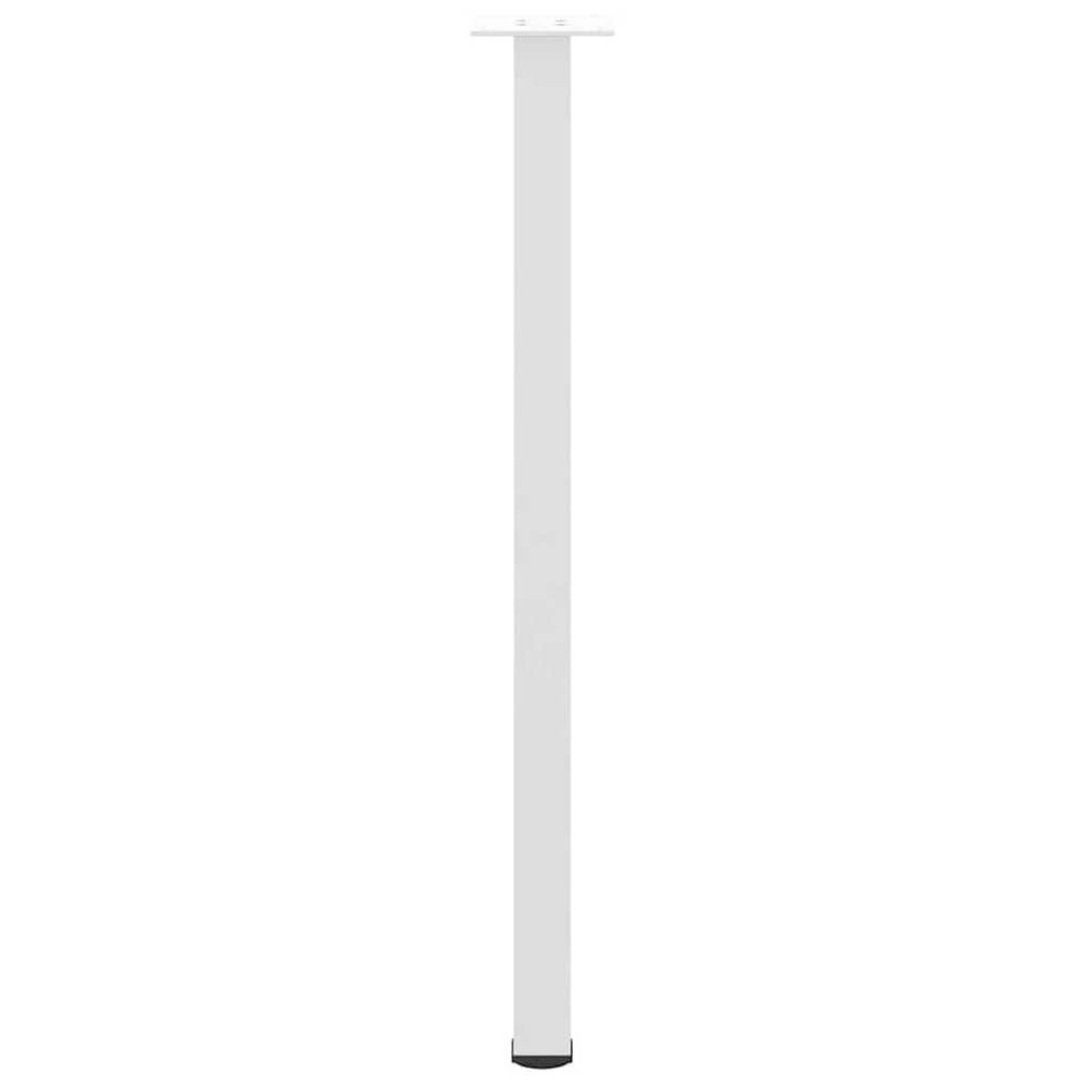 Konsolinio stalo kojelės, 4 vnt., baltos, 72-74 cm, plienas
