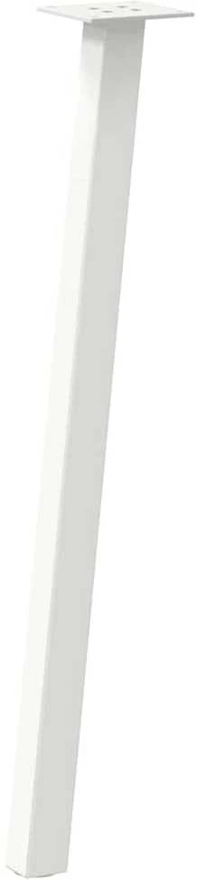 Konsolinio stalo kojos, 4 vnt., baltos, 72 cm, plienas