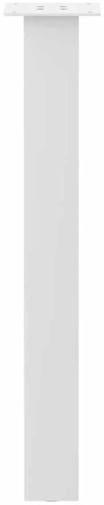 Konsolinio stalo kojos, 4 vnt., baltos, 72 cm, plienas