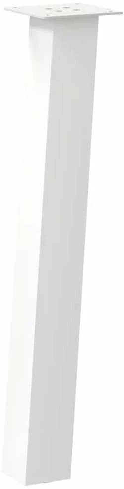 Konsolinio stalo kojos, 4 vnt., baltos, 72 cm, plienas
