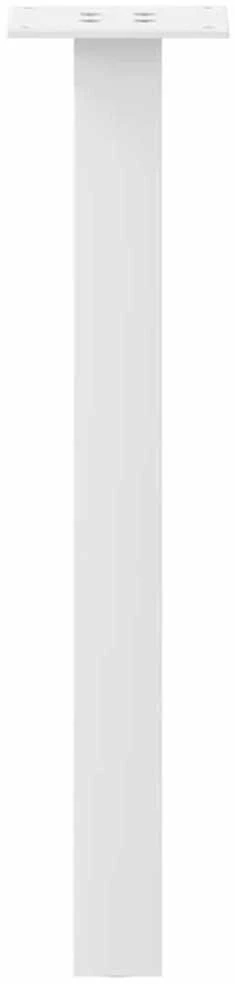 Kavos staliuko kojelės, 4 vnt., baltos, 30 cm, plienas