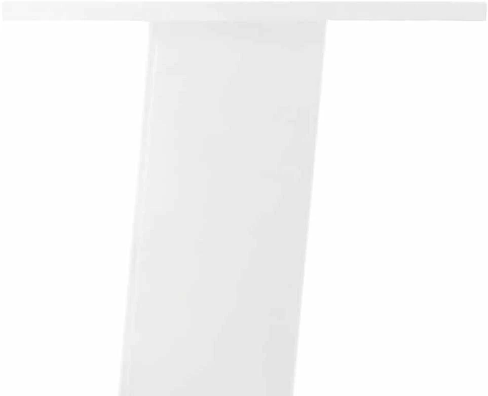 Kavos staliuko kojelės, 4 vnt., baltos, 42 cm, plienas