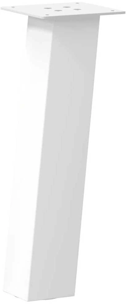 Kavos staliuko kojelės, 4 vnt., baltos, 30 cm, plienas