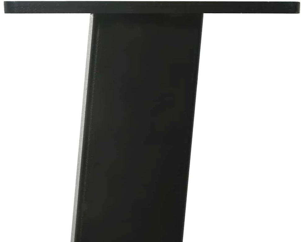 Kavos staliuko kojelės, 4 vnt., juodos, 30 cm, plienas