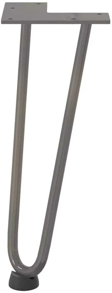 Kavos staliuko kojelės, 4 vnt., natūralus plienas, 30 cm, tvirtas plienas