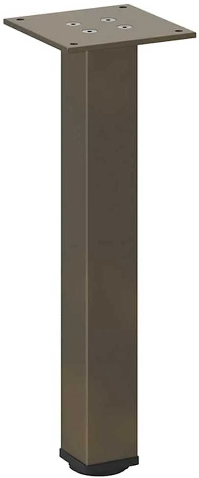 Kavos staliuko kojelės, 4 vnt., natūralus plienas, 42-44 cm, plienas