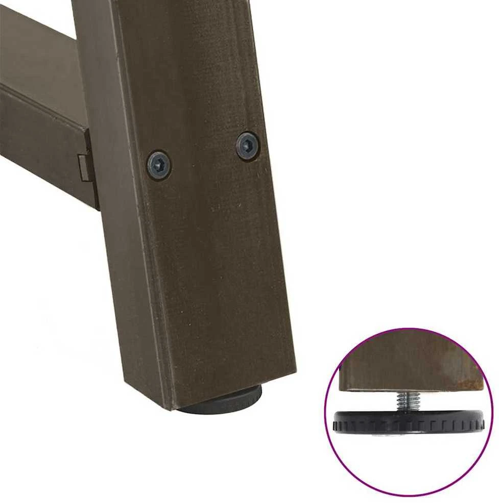 Kavos staliuko kojelės, A formos, 2 vnt., 60x(30-31) cm, plienas
