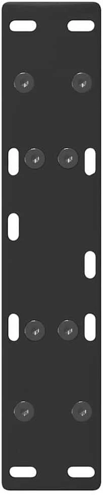 Kavos staliuko kojelės, A formos, 2 vnt., juodos, 50x(30-31) cm, plienas