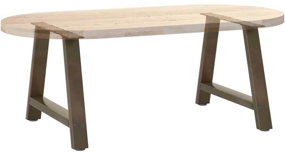 Kavos staliuko kojelės, A formos, 2 vnt., 60x(42-43) cm, plienas