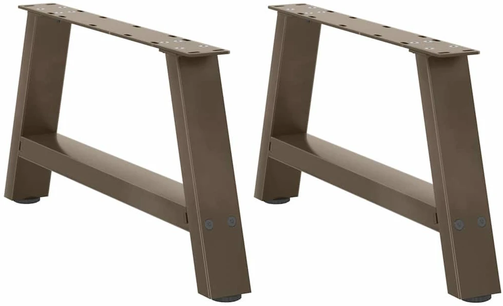 Kavos staliuko kojelės, A formos, 2 vnt., 60x(30-31) cm, plienas