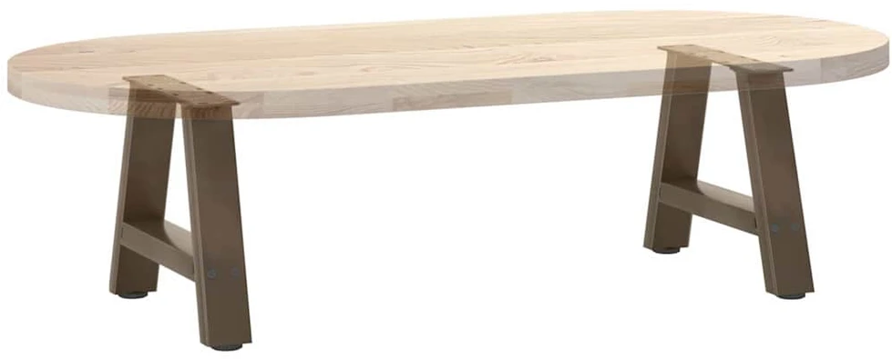 Kavos staliuko kojelės, A formos, 2 vnt., 50x(30-31) cm, plienas