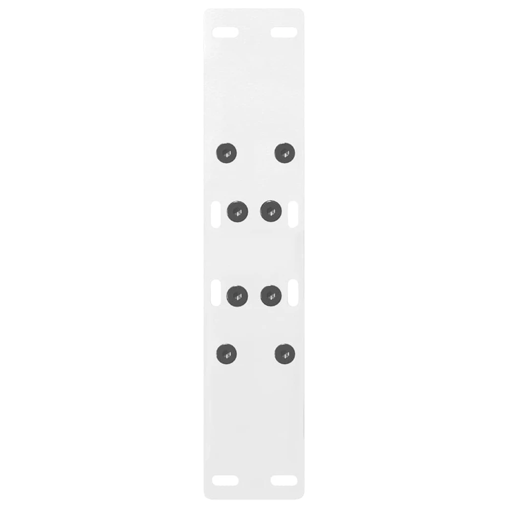 Kavos staliuko kojelės, A formos, 2 vnt., baltos, 50x(42-43) cm, plienas