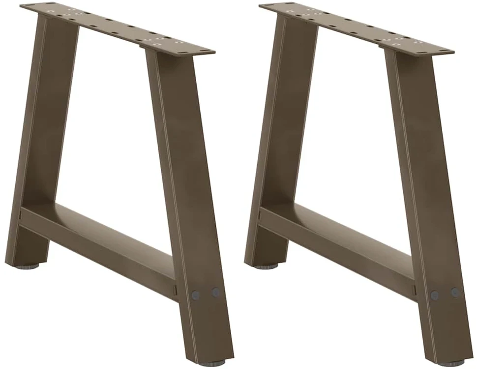 Kavos staliuko kojelės, A formos, 2 vnt., 60x(42-43) cm, plienas