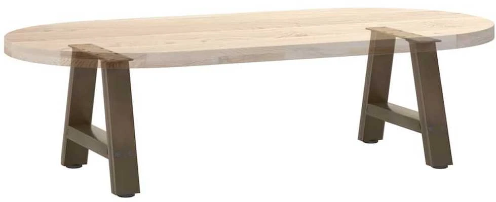 Kavos staliuko kojelės, A formos, 2 vnt., 40x(30-31) cm, plienas