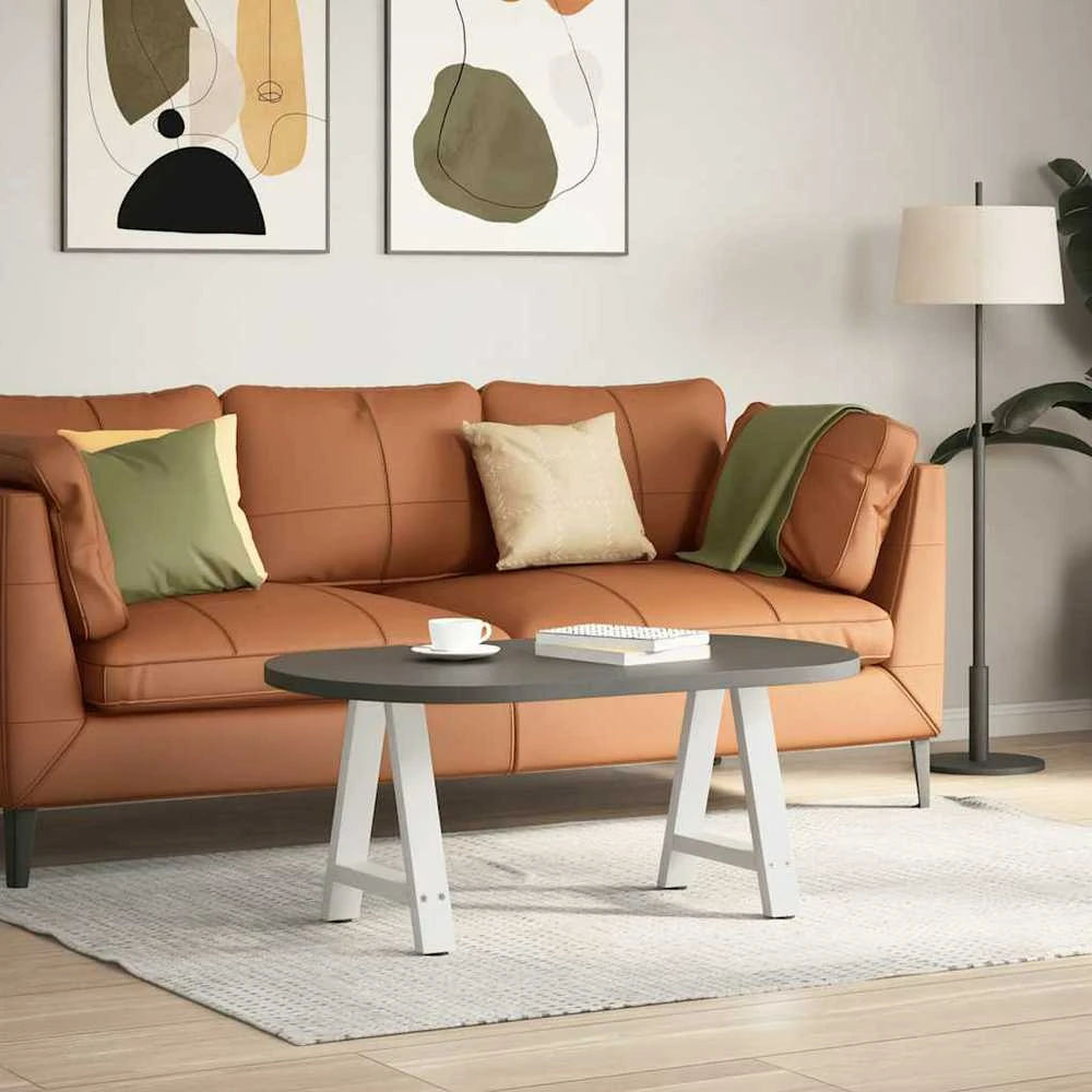 Kavos staliuko kojelės, A formos, 2 vnt., baltos, 38x(42-43) cm, plienas