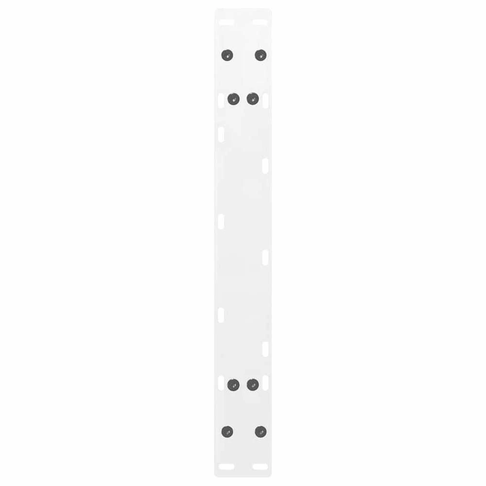 Kavos staliuko kojelės, 2 vnt., baltos, 60x(30-31) cm, plienas, A formos