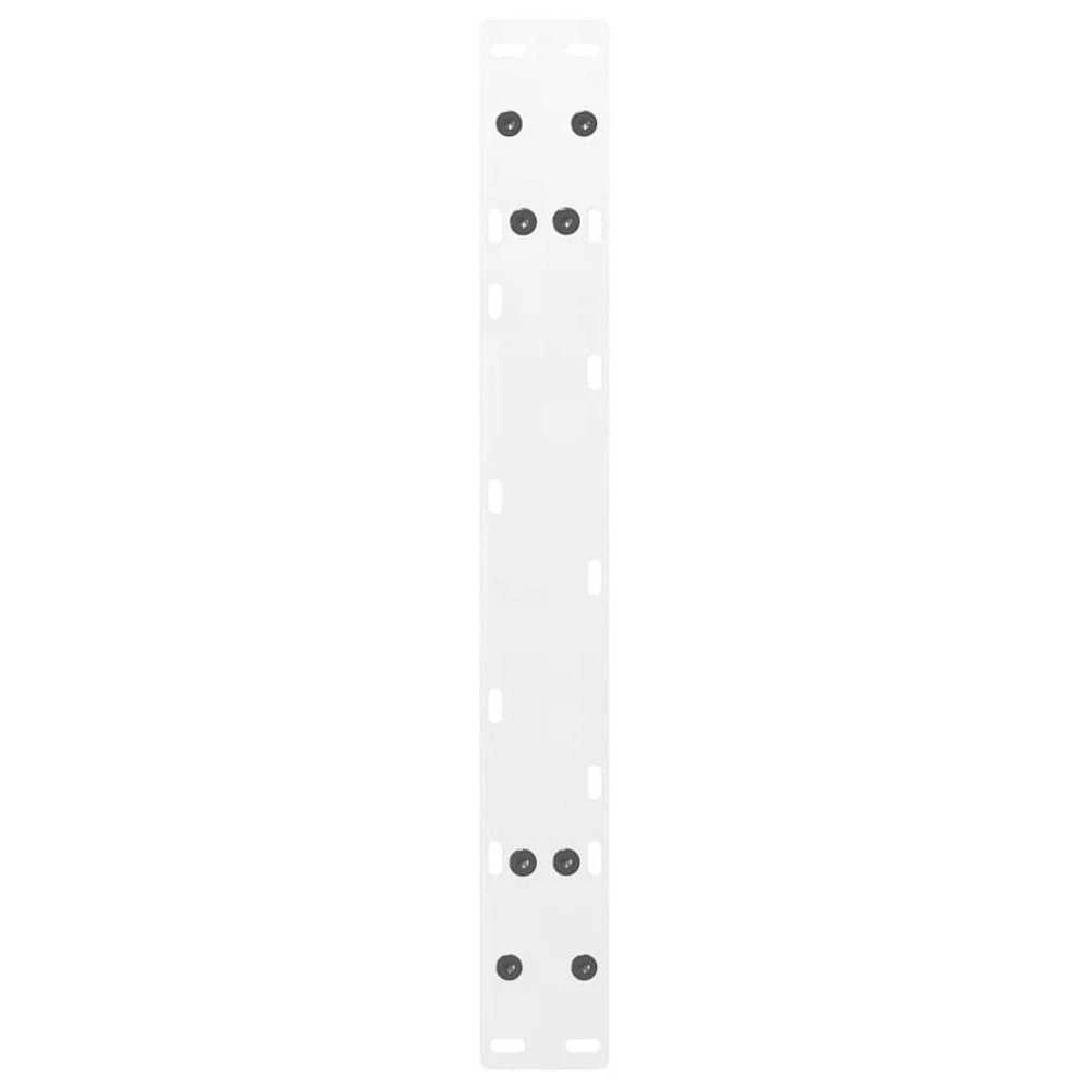 Kavos staliuko kojelės, 2 vnt., baltos, 70x(30-31) cm, plienas, A formos