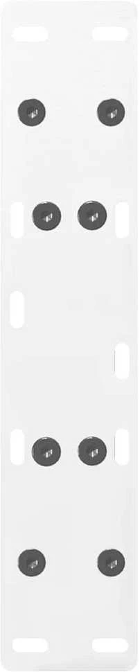 Kavos staliuko kojelės, A formos, 2 vnt., baltos, 40x(30-31) cm, plienas