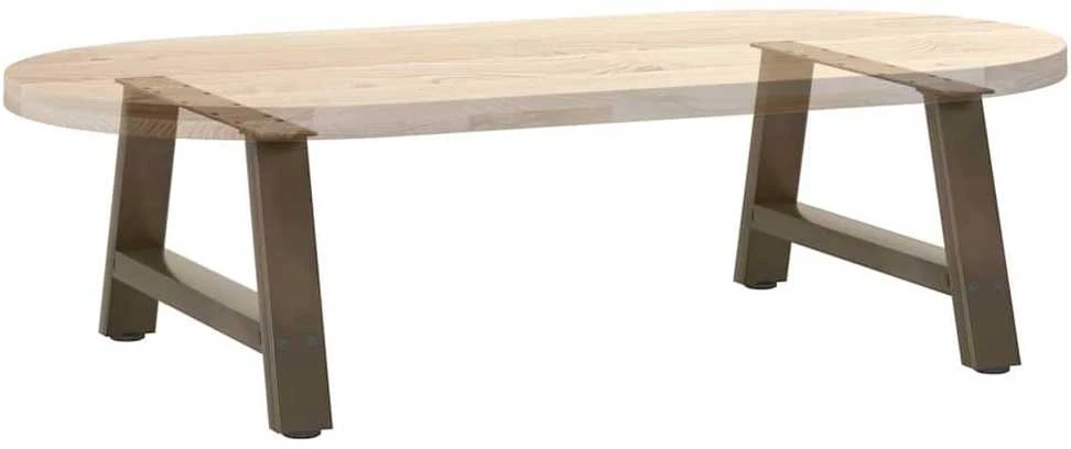 Kavos staliuko kojelės, A formos, 2 vnt., 60x(30-31) cm, plienas