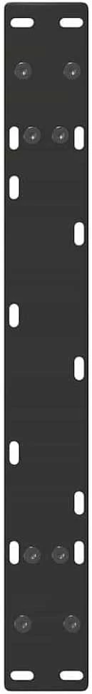 Kavos staliuko kojelės, A formos, 2 vnt., juoda, 70x(30-31)cm