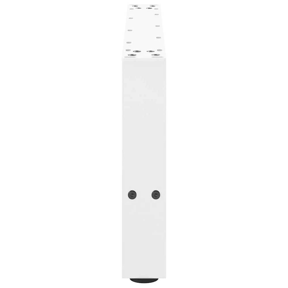 Kavos staliuko kojelės, balta, 2 vnt., 70x(30-31)cm, plienas