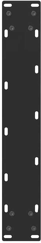 Baro stalo kojos, juodos, 2 vnt., 50x(90-91) cm, plienas