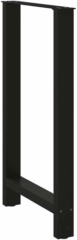 Baro stalo kojos, juodos, 2 vnt., 60x(100-101) cm, plienas