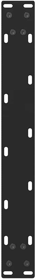 Kavos staliuko kojelės, juoda, 2 vnt., 50x(30-31)cm, plienas