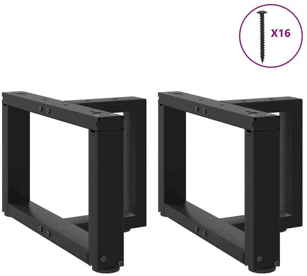 Kavos staliuko kojelės, T formos, 2 vnt., 50x25x(30-31)cm