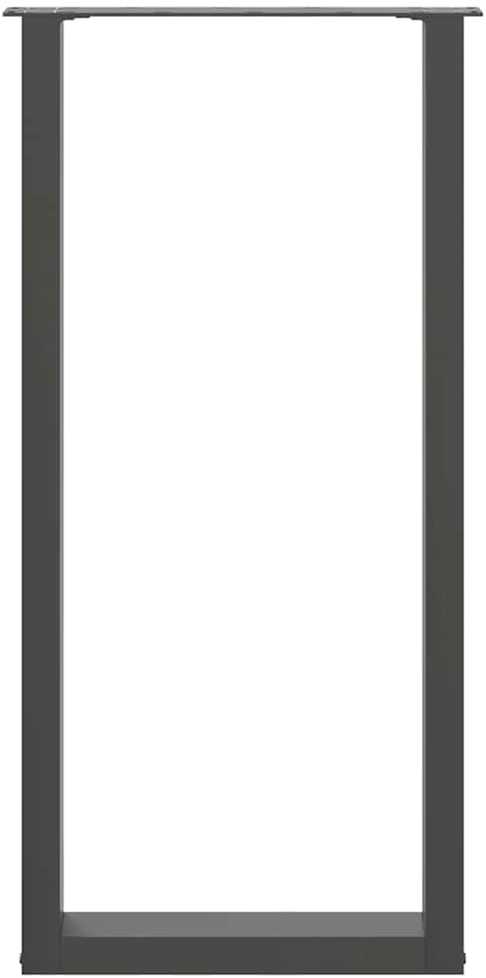 Kavos staliuko kojelės, U formos, 2 vnt., 50x(100-101) cm