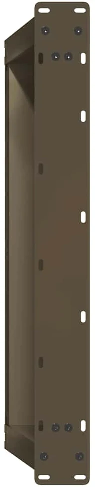 Kavos staliuko kojelės, U formos, 2 vnt., natūralus plienas, 70x(30-31) cm, plienas