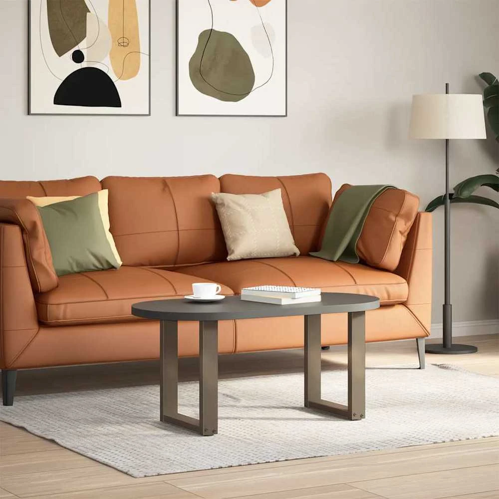 Kavos staliuko kojelės, U formos, 2 vnt., natūralus plienas, 28x(42-43) cm, plienas