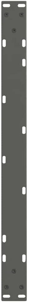 Kavos staliuko kojelės, V formos, 2 vnt., antracito spalvos, 70x(42-43,3) cm, plienas