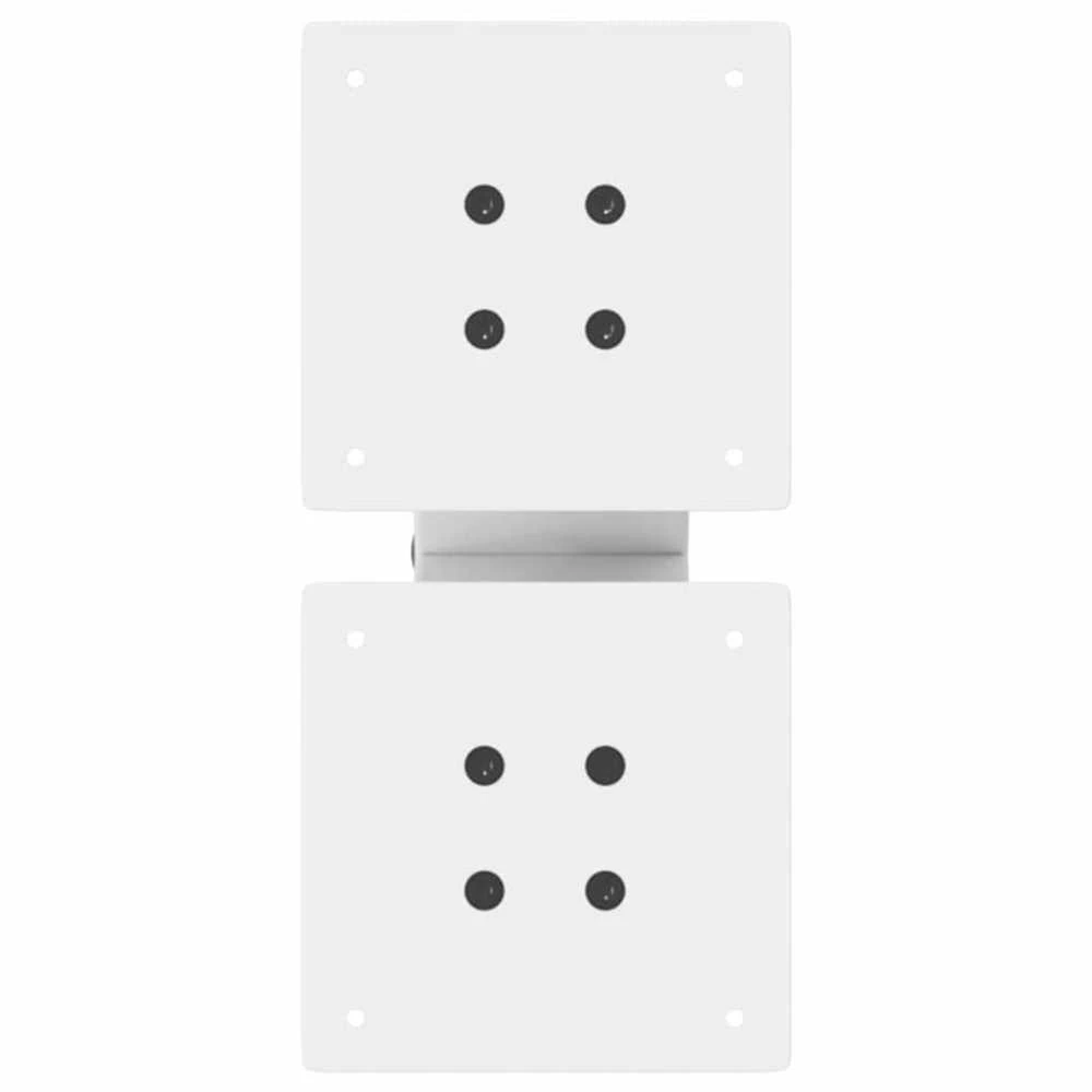 Kavos staliuko kojelės, 2 vnt., baltos, 30x(30-31) cm, plienas, X formos